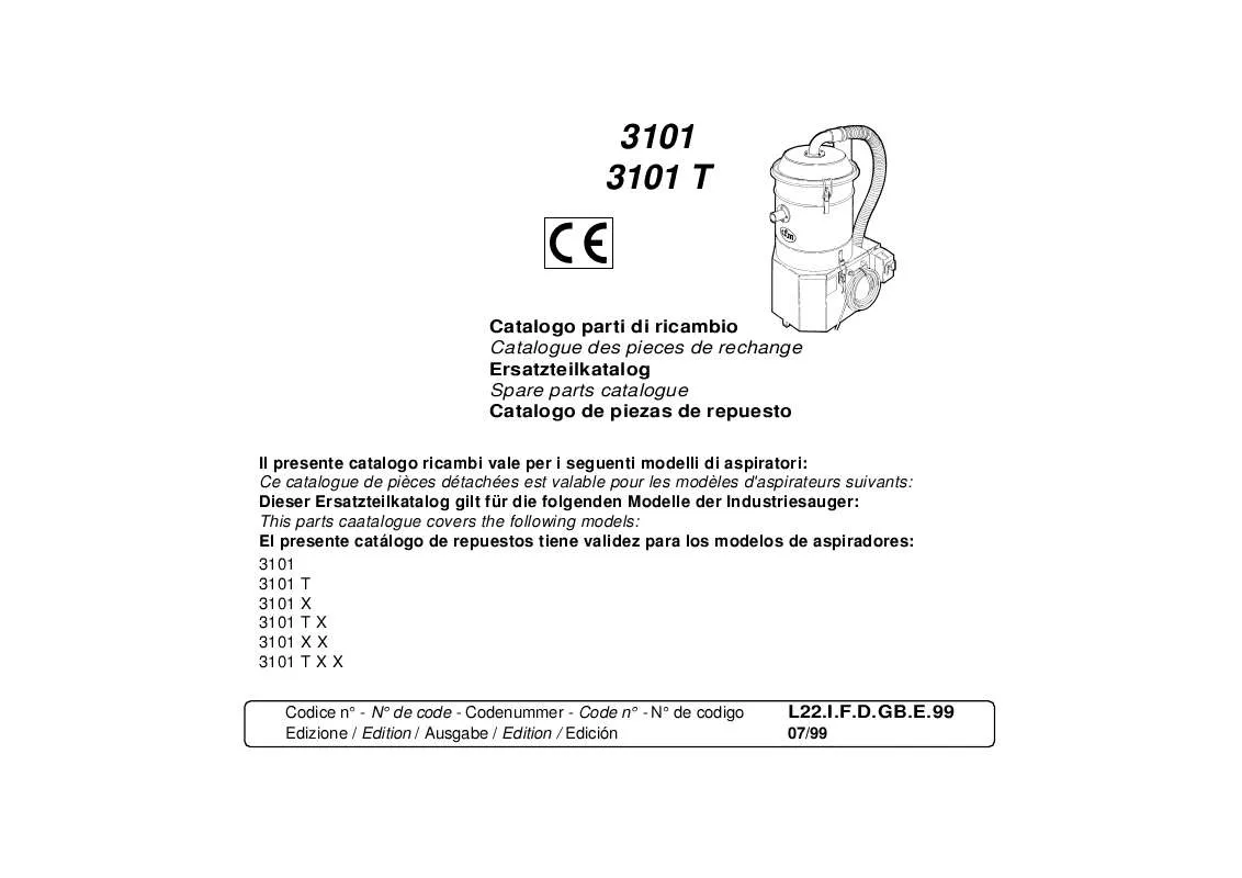 Mode d'emploi NILFISK 3101 T