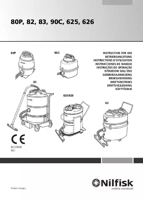 Mode d'emploi NILFISK 90C