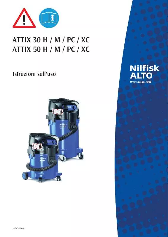 Mode d'emploi NILFISK ATTIX 50 PC