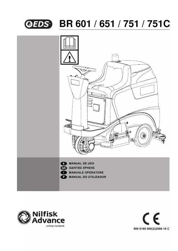 Mode d'emploi NILFISK BR 601