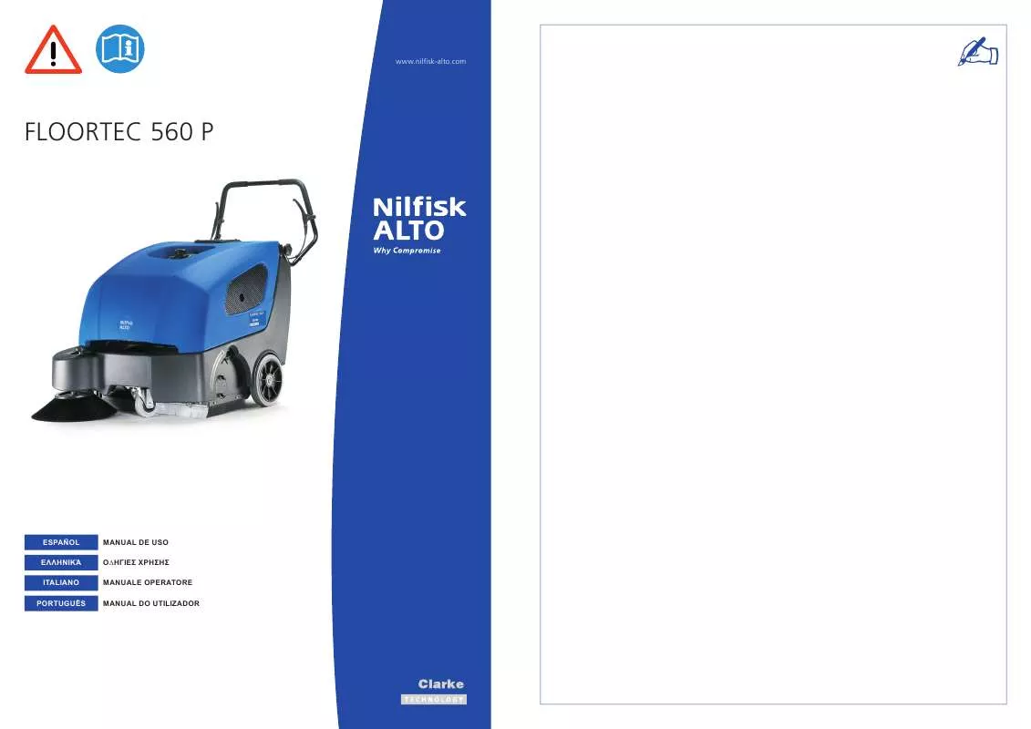 Mode d'emploi NILFISK FLOORTEC 560