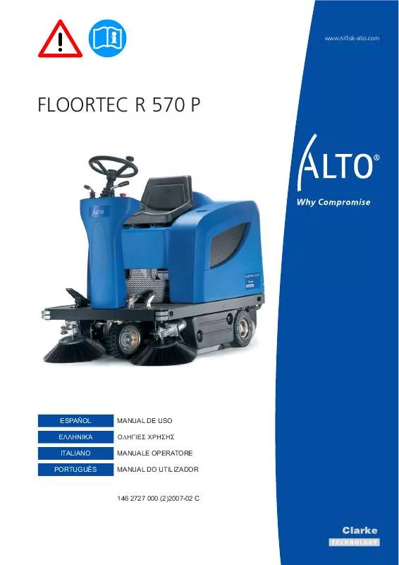 Mode d'emploi NILFISK FLOORTEC R 570