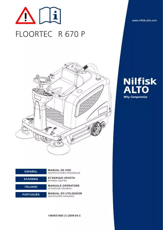 Mode d'emploi NILFISK FLOORTEC R 670