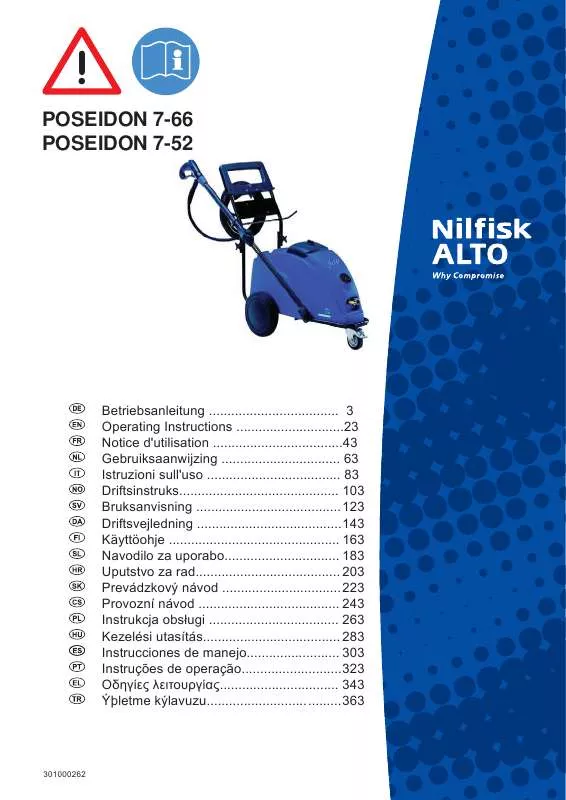 Mode d'emploi NILFISK POSEIDON 7-52