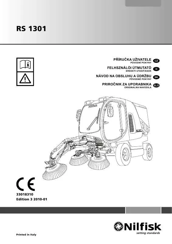 Mode d'emploi NILFISK RS 1301