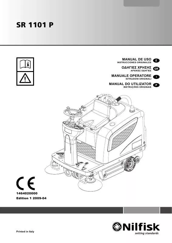 Mode d'emploi NILFISK SR 1101