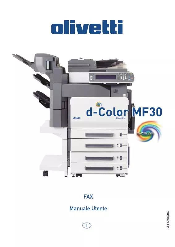 Mode d'emploi OLIVETTI D-COLOR MF30 Y D-COLOR MF35