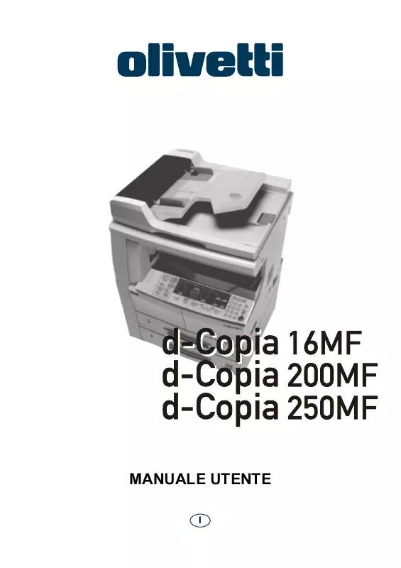 Mode d'emploi OLIVETTI D-COPIA 200MF