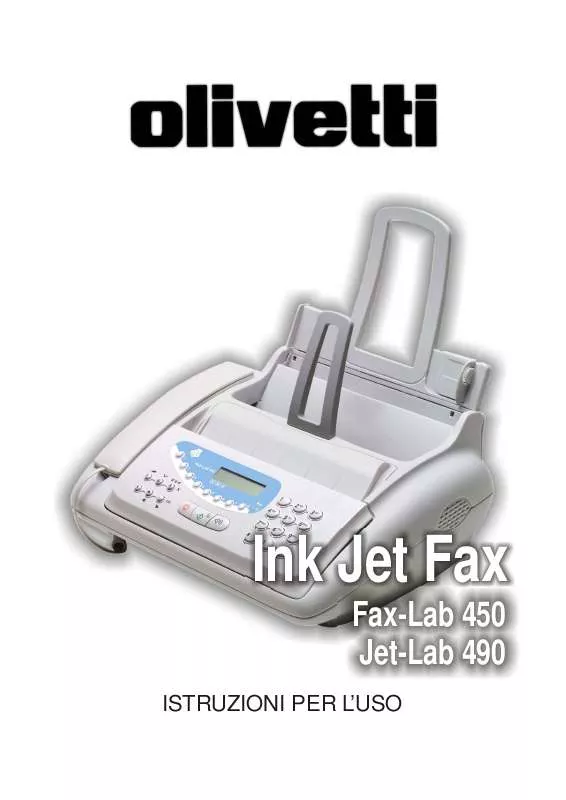 Mode d'emploi OLIVETTI FAX-LAB 450