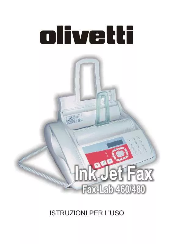 Mode d'emploi OLIVETTI FAX-LAB 460