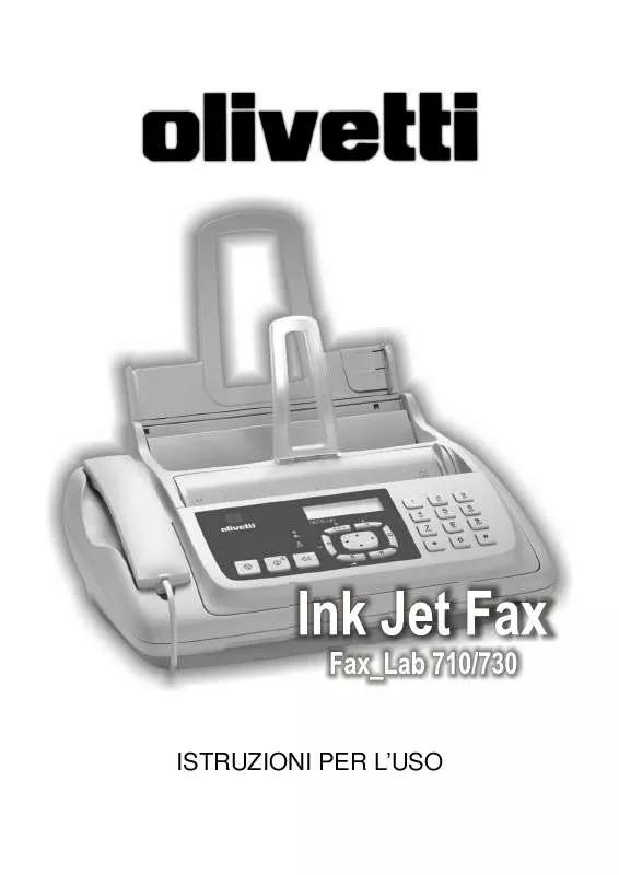 Mode d'emploi OLIVETTI FAX_LAB 710