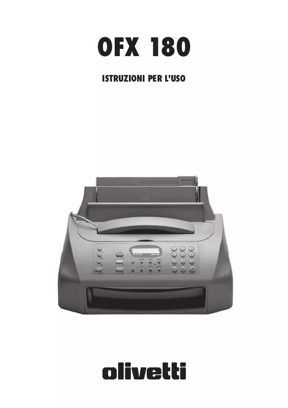 Mode d'emploi OLIVETTI OFX 180