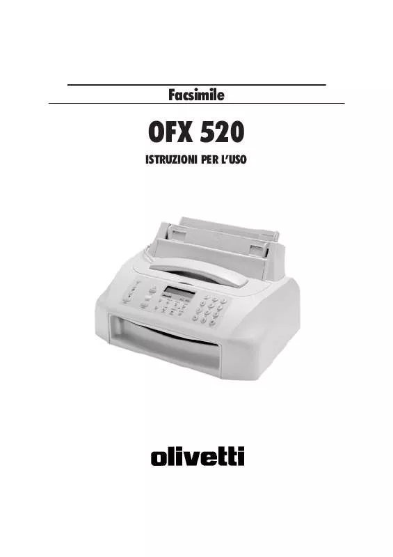 Mode d'emploi OLIVETTI OFX 520