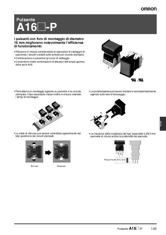 Mode d'emploi OMRON A16-P