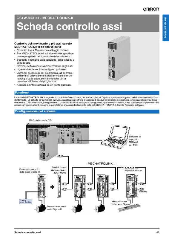 Mode d'emploi OMRON CS1W-MCH71