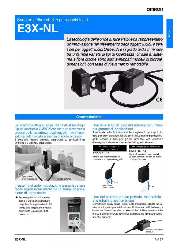 Mode d'emploi OMRON E3X-NL