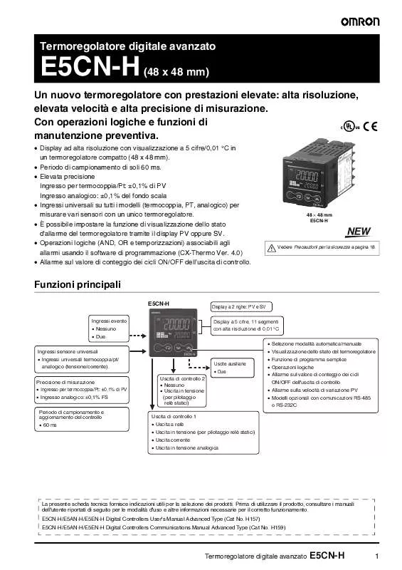 Mode d'emploi OMRON E5CN-H