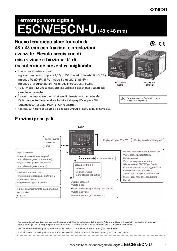 Mode d'emploi OMRON E5CN