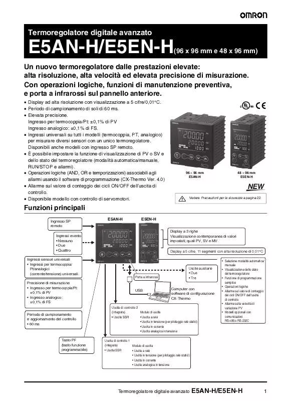 Mode d'emploi OMRON E5EN-H