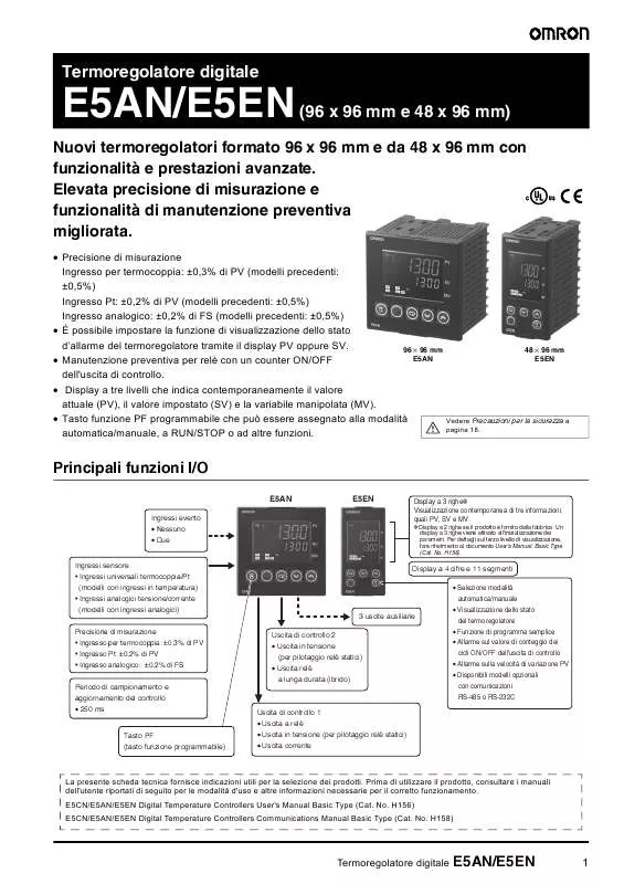 Mode d'emploi OMRON E5EN