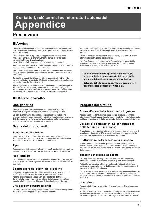 Mode d'emploi OMRON EN 60947