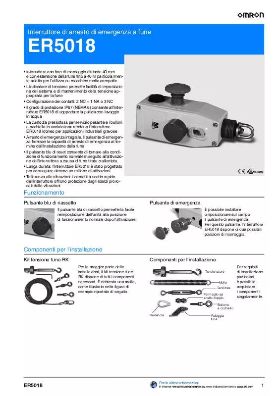 Mode d'emploi OMRON ER5018