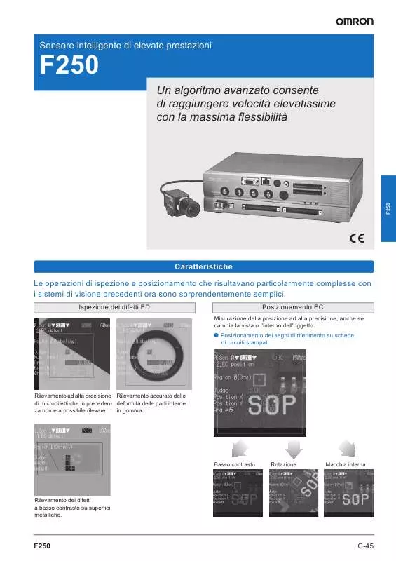 Mode d'emploi OMRON F250