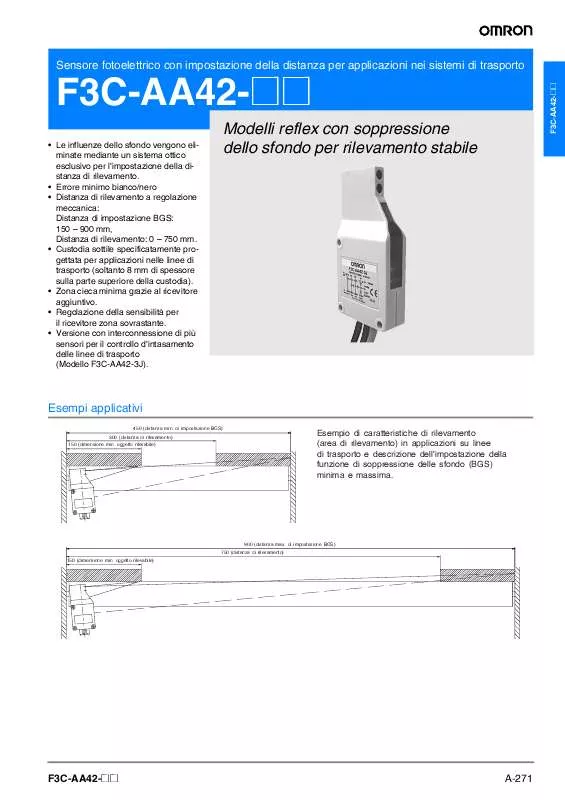 Mode d'emploi OMRON F3C-AA42