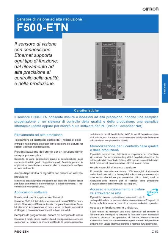 Mode d'emploi OMRON F500