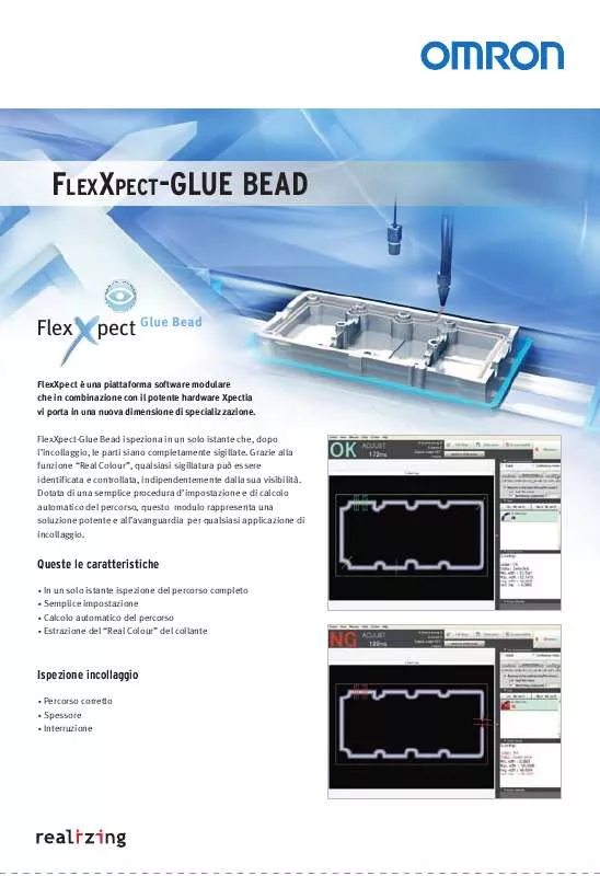 Mode d'emploi OMRON FLEXXPECT-GLUE BEAD