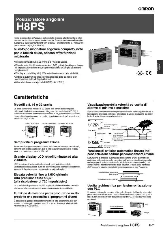 Mode d'emploi OMRON H8PS