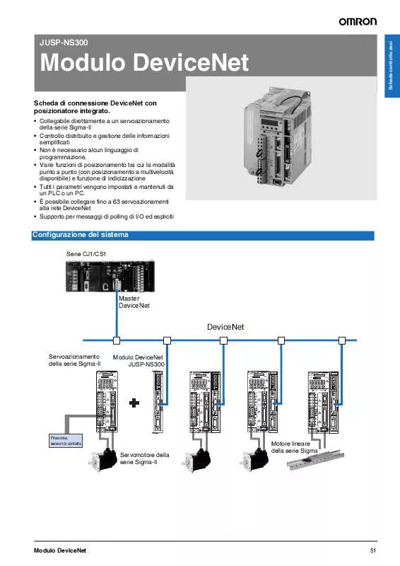 Mode d'emploi OMRON JUSP-NS300