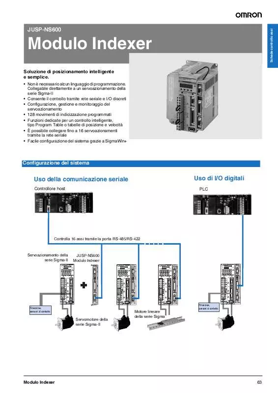 Mode d'emploi OMRON JUSP-NS600