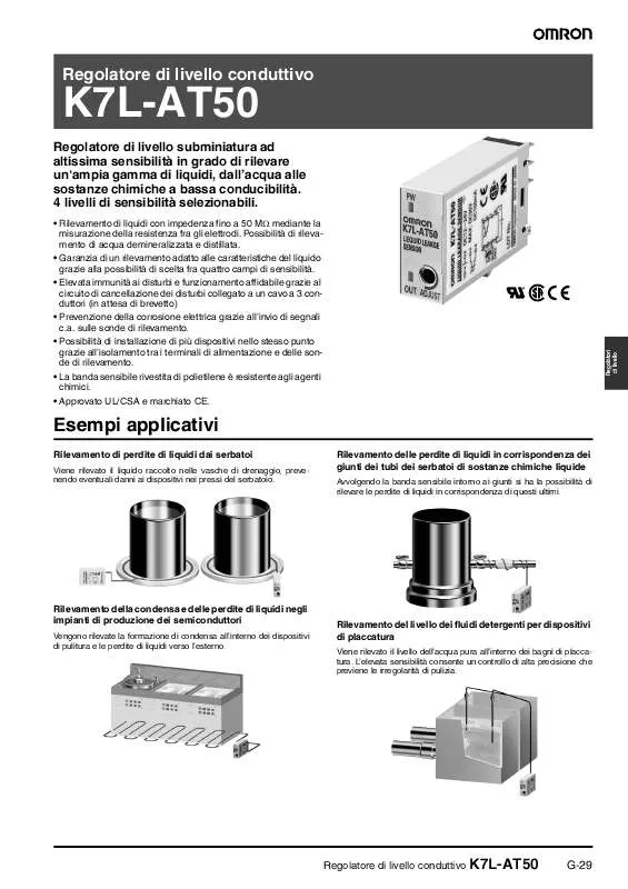 Mode d'emploi OMRON K7L-AT50