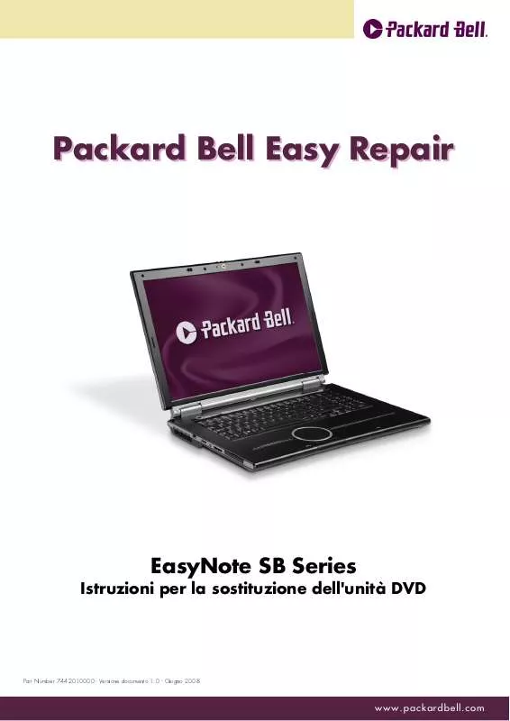 Mode d'emploi PACKARD BELL EASYNOTE SB85-U-054