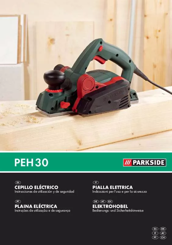 Mode d'emploi PARKSIDE KH 3137 ELECTRIC PLANER