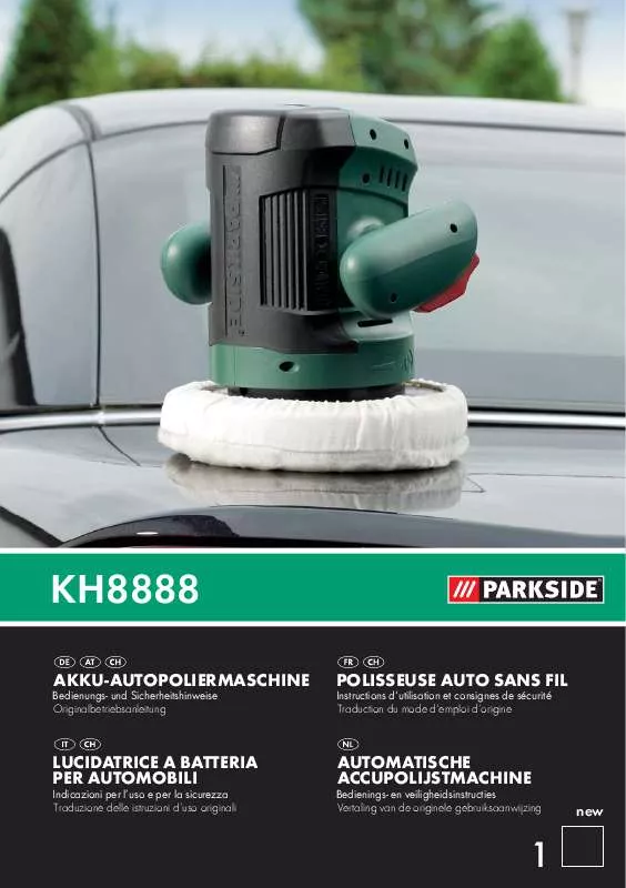 Mode d'emploi PARKSIDE KH 8888 BATTERY-OPERATED CAR POLISHER