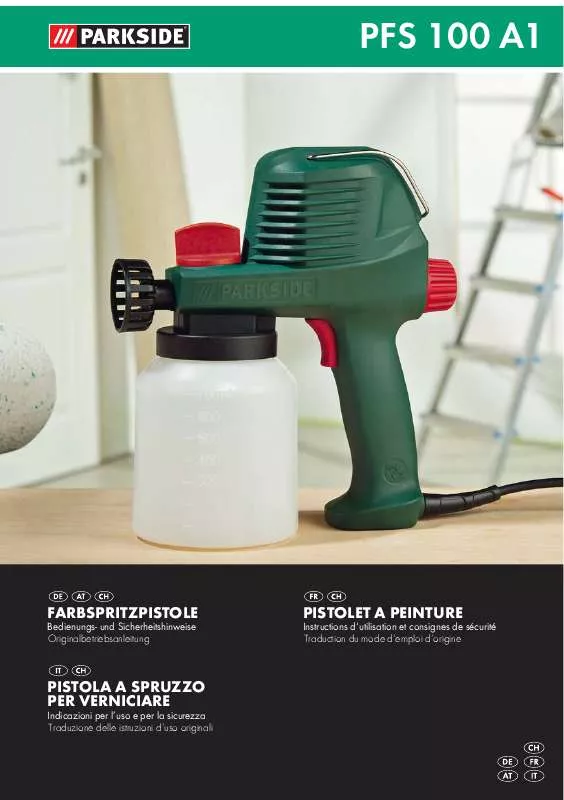 Mode d'emploi PARKSIDE PFS 100 A1 PAINT SPRAY GUN