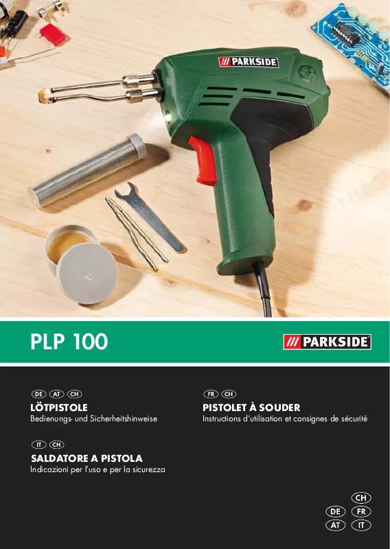 Mode d'emploi PARKSIDE PLP 100