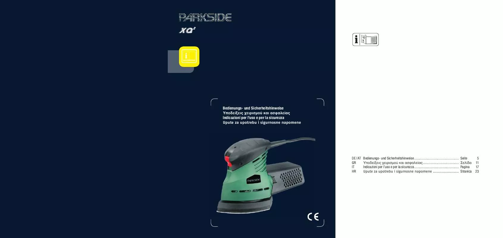 Mode d'emploi PARKSIDE XQ2