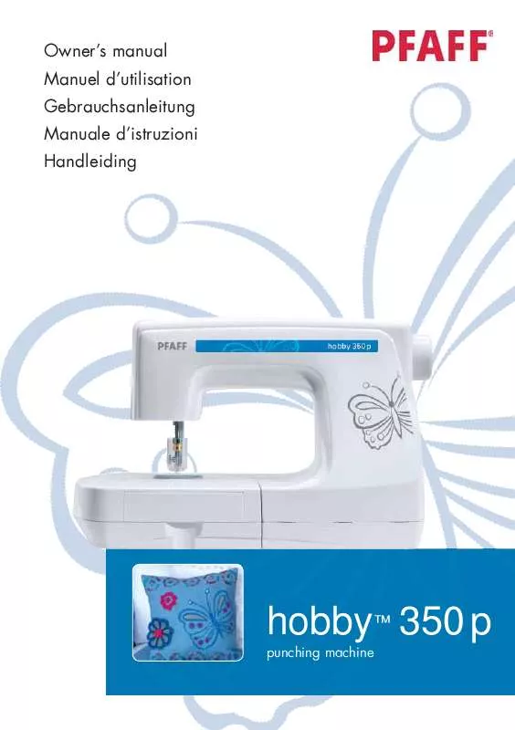 Mode d'emploi PFAFF HOBBY 350P