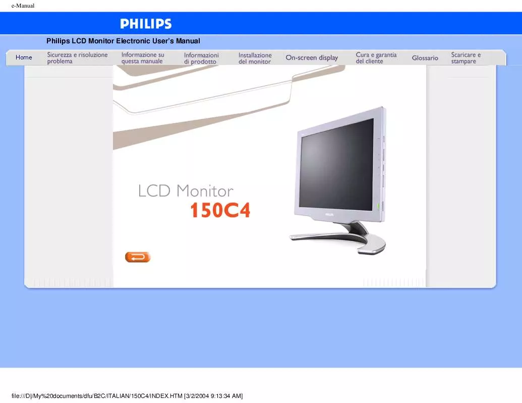 Mode d'emploi PHILIPS 150C4FS