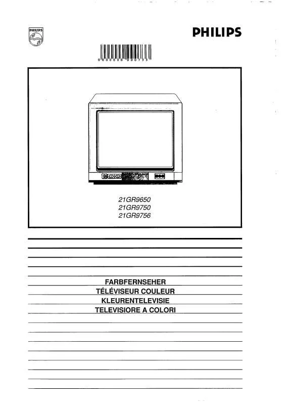 Mode d'emploi PHILIPS 21GR9750