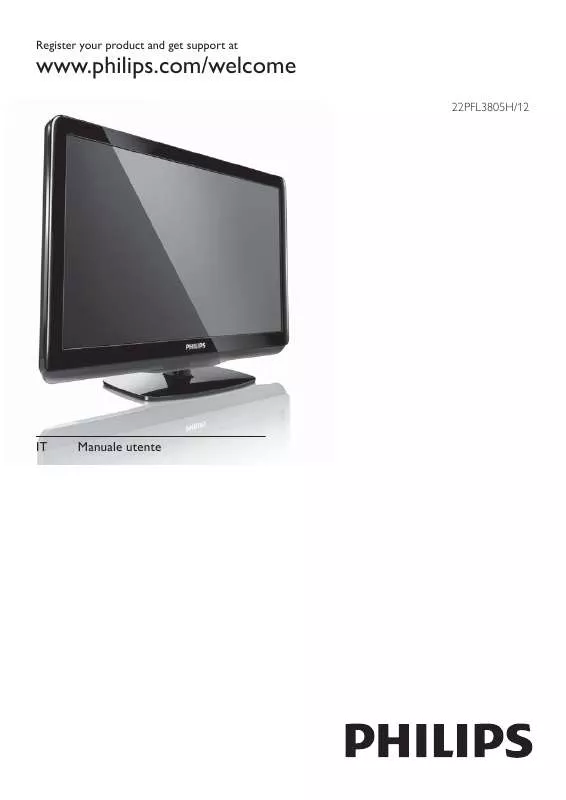 Mode d'emploi PHILIPS 22PFL3805H