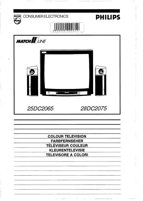 Mode d'emploi PHILIPS 25DC2065-40R