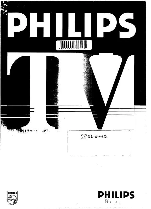 Mode d'emploi PHILIPS 28SL5770