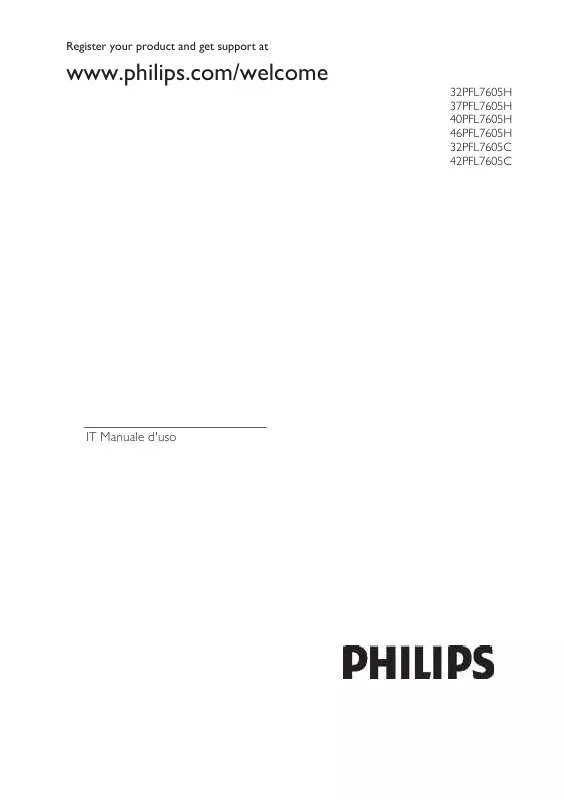 Mode d'emploi PHILIPS 32PFL7605C