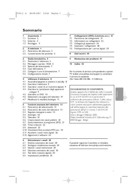 Mode d'emploi PHILIPS 32PFL9632D