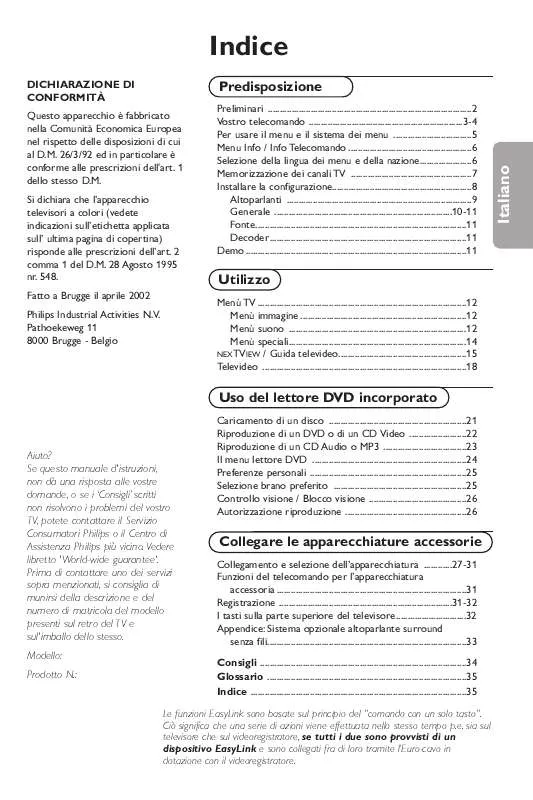 Mode d'emploi PHILIPS 32PW8887