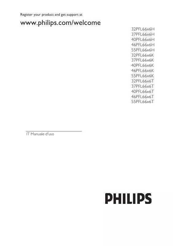 Mode d'emploi PHILIPS 37PFL6606T